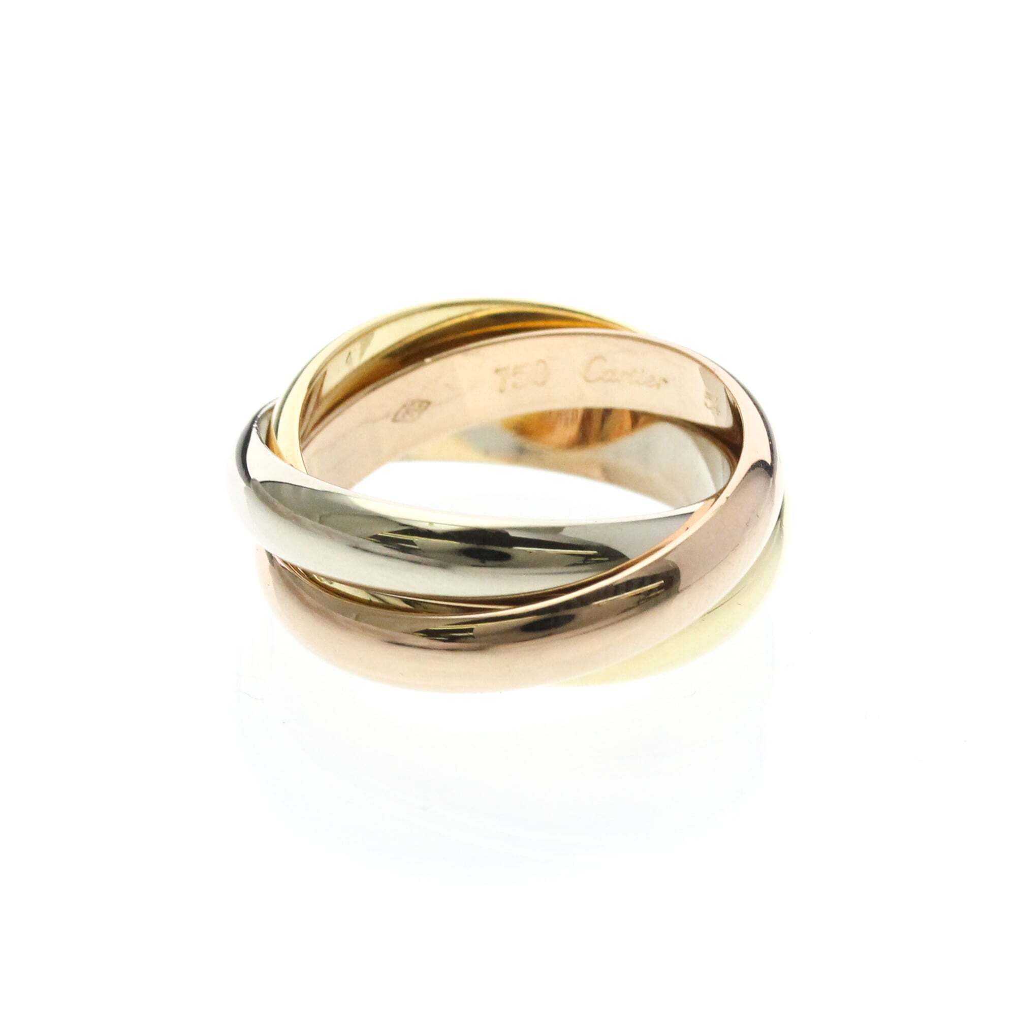 Cartier Trinity Ring Yellow Gold 18kPink Gold 18kWhite Gold 18k Polished